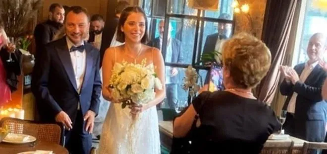 Uluç Bayraktar 25 yaş küçük sevgilisi Alara Hamamcıoğlu ile evlendi