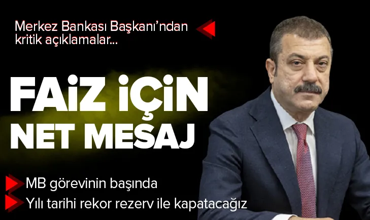 Merkez Bankası Başkanı’ndan faiz mesajı