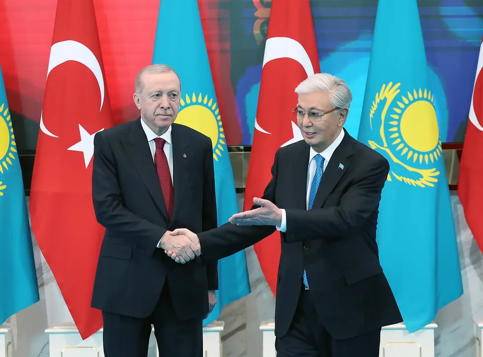 Başkan Erdoğan'dan Türkistan'da diplomasi rüzgarı: Türk Devletleri Teşkilatı (TDT) Gayriresmi Zirvesi'ne katıldı - 1