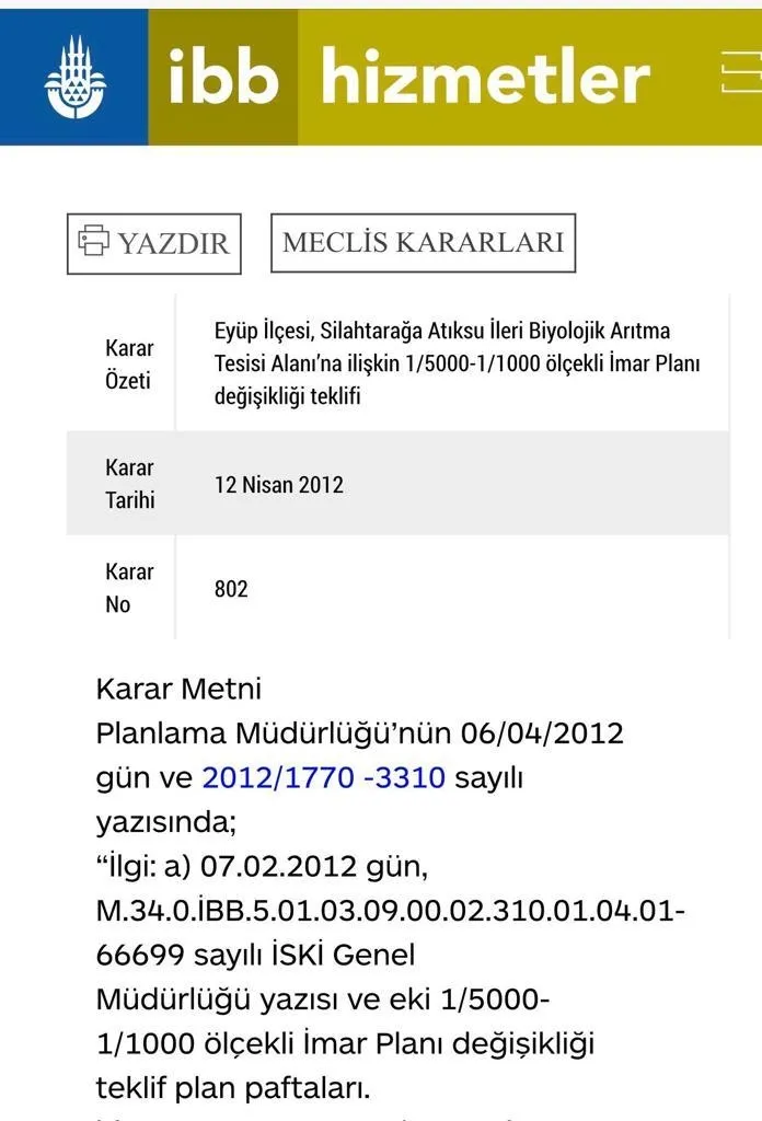 Ekrem İmamoğlu’nun iptal ettiği projeye CHP’liler bir önceki dönem tam destek vermiş