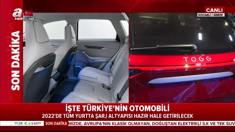 İşte yerli otomobilin iç detayları