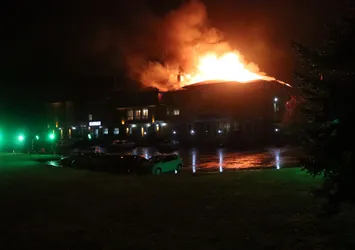 Bolu Polisevi'nde korkutan yangın!