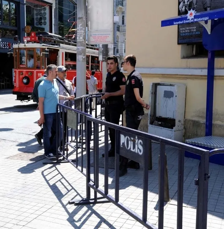 İstiklal Caddesi’nde polis noktaları kuruldu