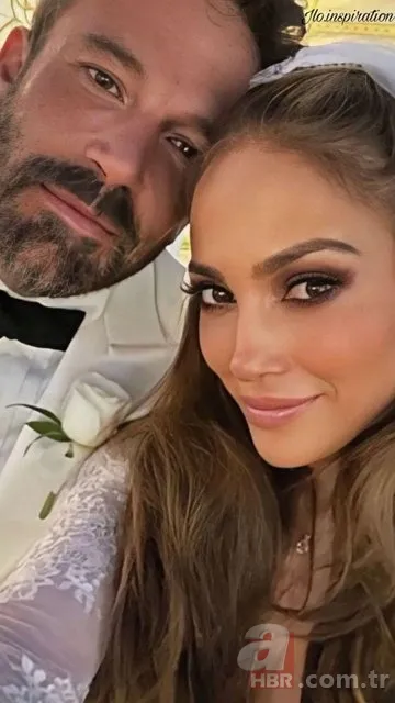 Jennifer Lopez ve Ben Affleck 17 yıl sonra evlendi! "Hayatımızın en iyi gecesi" 8