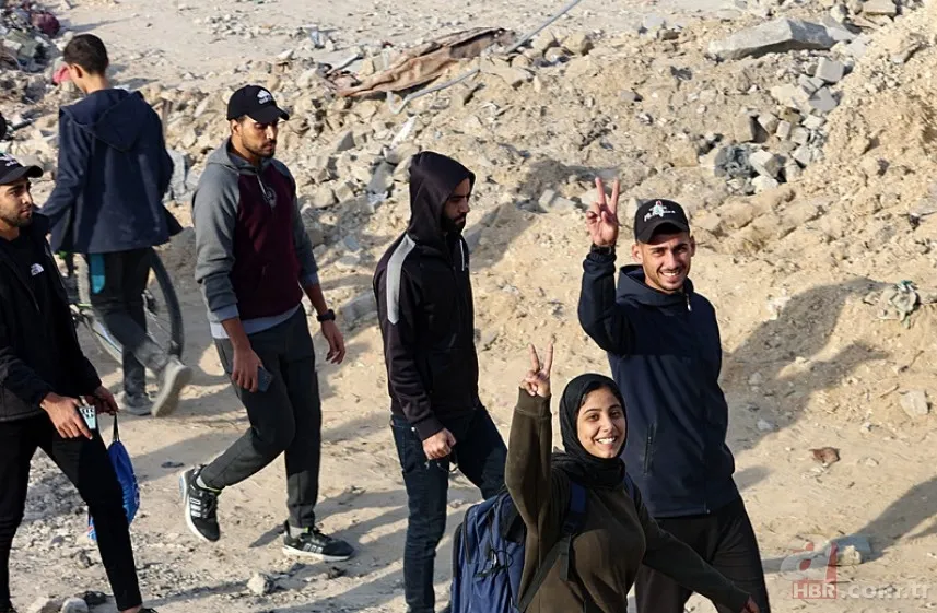 Zafer direnenlerin oldu! Gazze'de ateşkes böyle kutlandı 5