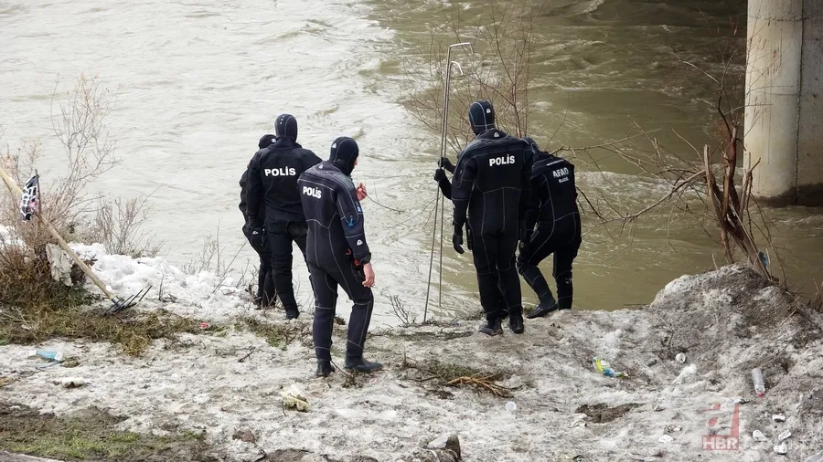 Muş’ta nehre düşen Yağmur’u arama çalışmaları 8. gününde! Nehre ağ çekildi 3
