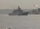 Rus savaş gemisi böyle geçti