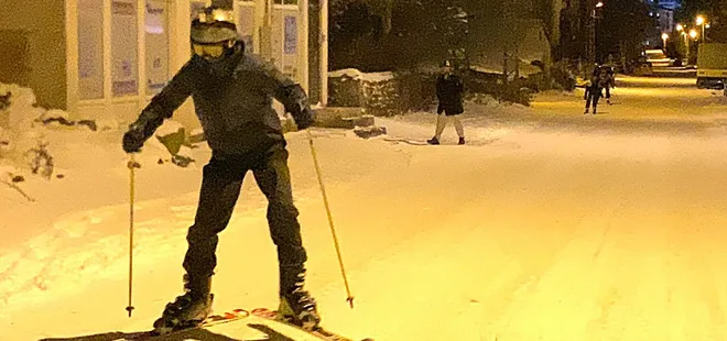 Kayak merkezi değil Ardahan sokakları