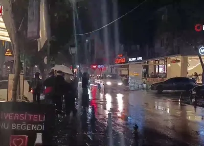 Tekirdağ’da sağanak yağış etkili oldu