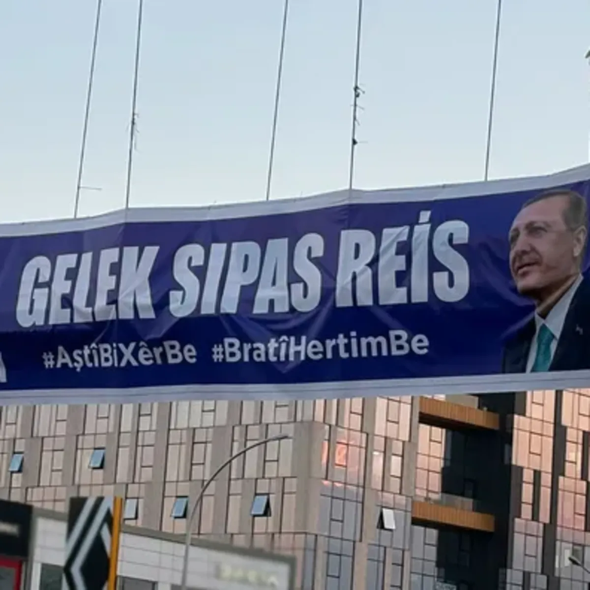 Diyarbakır'dan Terörsüz Türkiye mesajı! Başkan Erdoğan'a teşekkür pankartları: 