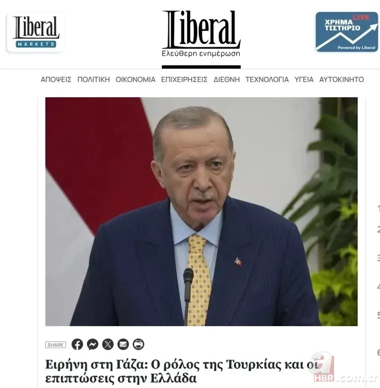 Gazze'de barışın kilidi Türkiye! Başkan Erdoğan'ın arabulucu rolü dünya basınında 6