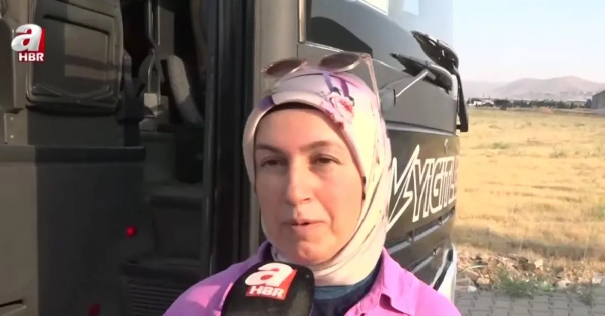 Malatya'nın 'şoför Nebahat'i!