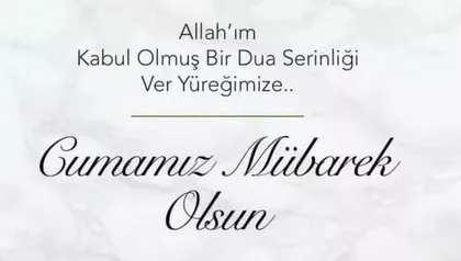 2023 CUMA MESAJLARI | En anlamlı, Ayetli, Resimli, Kısa, Uzun... HAYIRLI CUMALAR mesajları ve sözleri!