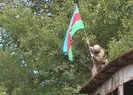 Cebrail’de Azerbaycan bayrağı dalgalanıyor