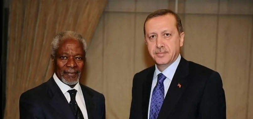 Erdoğan, Arakan için Kofi Annan ile görüştü