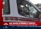 İşçi servisi ile otomobil çarpıştı: 15 yaralı