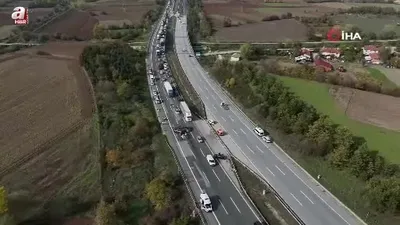 TEM’in Bolu geçişinde feci kaza