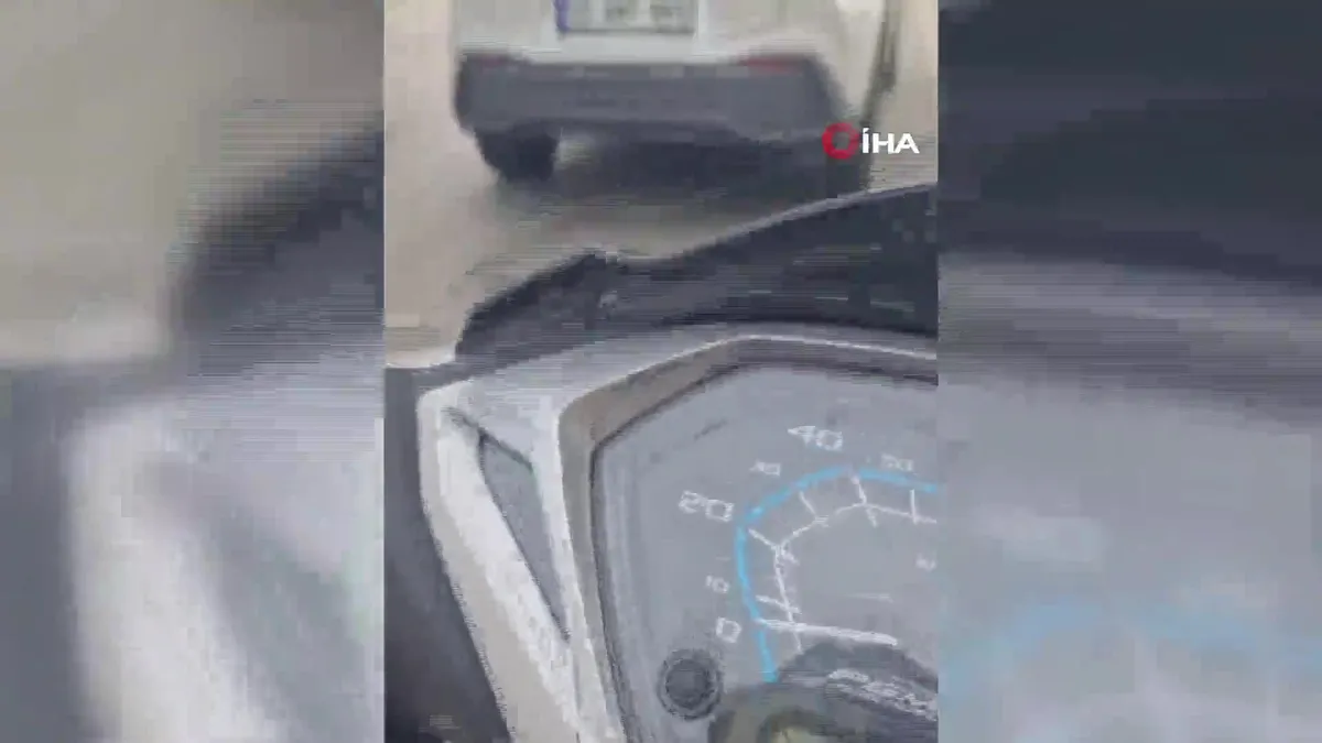 Motokuryeye önce hareket sonra darp!