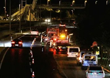 Silivri'de korkunç kaza! Metrelerce sürüklendi