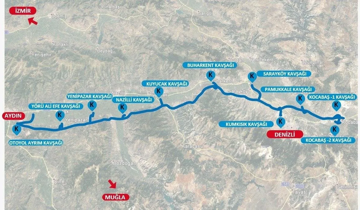 Son Dakika Aydin Denizli Otoyolu 3 Yil Icerisinde Hizmete Acilacak