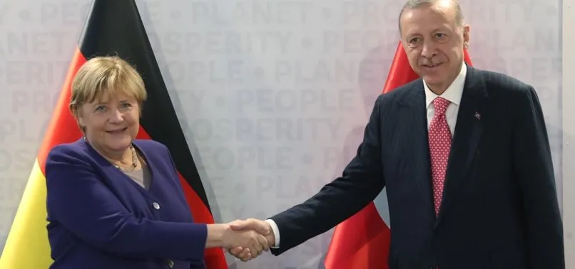 Son dakika: Başkan Erdoğan G20 Liderler Zirvesi’nde Angela Merkel ile görüştü
