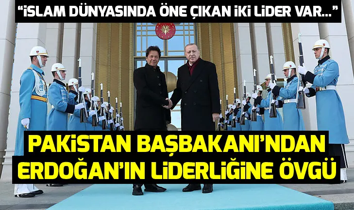 Pakistan Başbakanından Erdoğanın liderliğine övgü