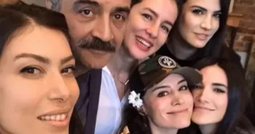 Yılmaz Erdoğan ve Belçim Bilgin doğum günü partisi için bir araya geldi