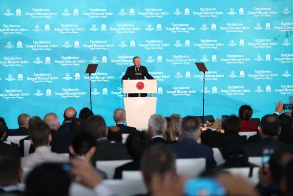 Son dakika: Başkan Erdoğan'dan Darülaceze Sosyal Hizmet Şehri temel atma töreninde önemli açıklamalar - 3