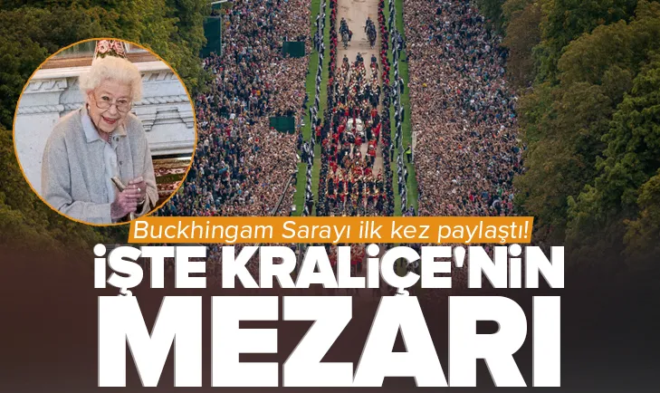 İşte Kraliçe 2. Elizabethin mezarı...