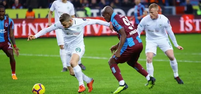 Trabzonspor, Konyaspor’u 3-0 mağlup etti!