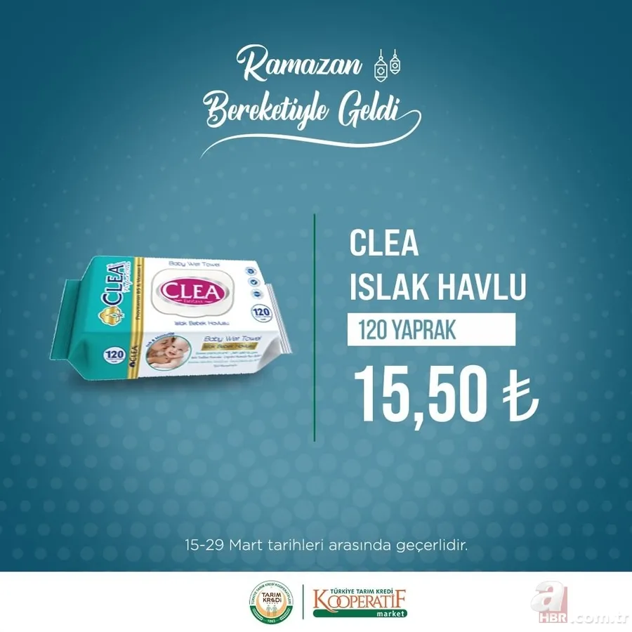 Tarım Kredi RAMAZAN Paketi 2023 | İndirimli özel fiyatlar başladı! Ayçiçek yağı, Güllaç, Tiryaki çay, Hurma, Pastırma... 23