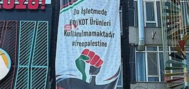 Pendik’te boykot pankartı asan esnafa İBB’den ceza! AK Parti’den tepki...
