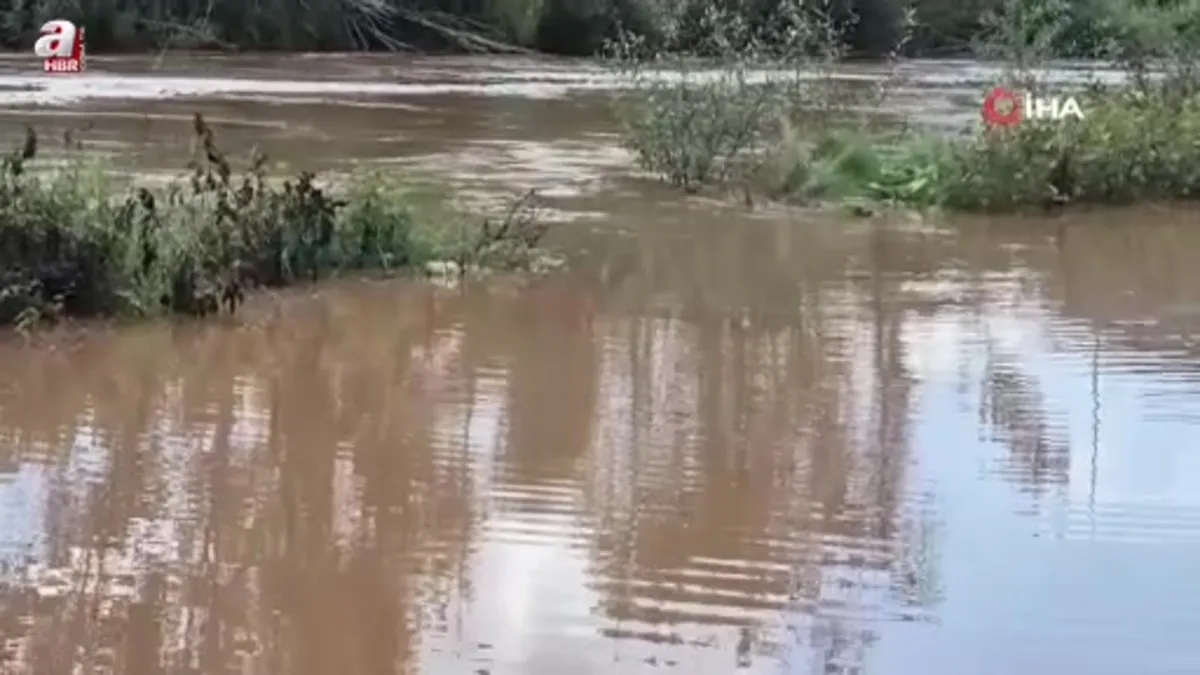 Bartın Irmağı taşmaya başladı