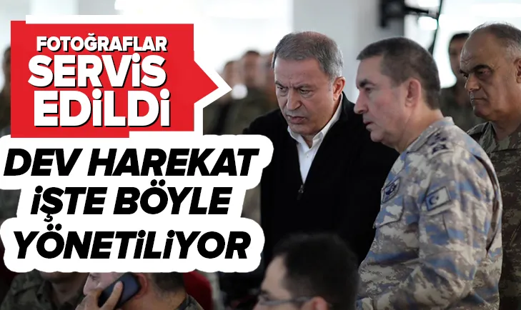 Milli Savunma Bakanı Hulusi Akar, Bahar Kalkanı Harekatını böyle yönetiyor