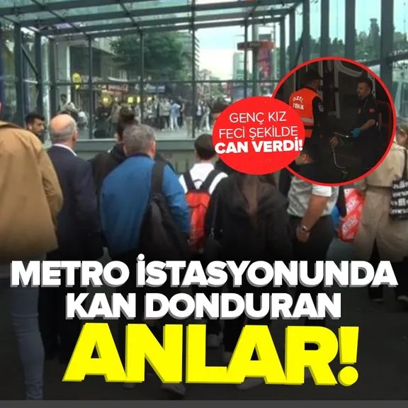 Şişli-Mecidiyeköy Metro İstasyonu’nda korkunç olay! Genç kız raylara atlayarak intihar etti