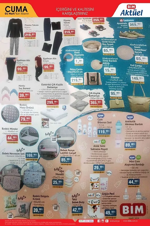 1 Mart BİM aktüel ürünler kataloğu yayınlandı! BİM’de LG 55 inc Smart TV, Stanley Termos, Kumtel Fırın, Fakir süpürge, Onvo Tost Makinesi… - 4