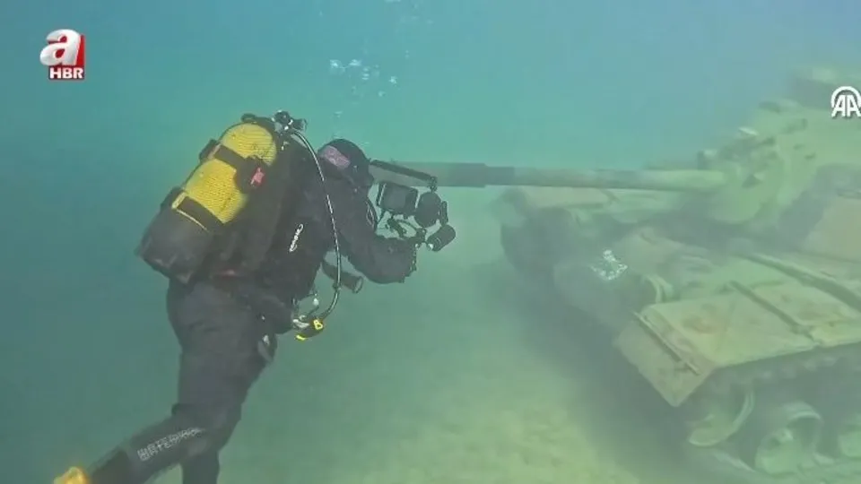 Saros Körfezi’ne 45 tonluk tank batırıldı!