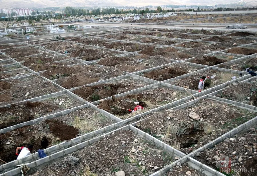 Erzurum'da bin kişilik mezar yeri açtılar 15