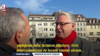 Mannheım Belediyesi’nden A Haber’e teşekkür