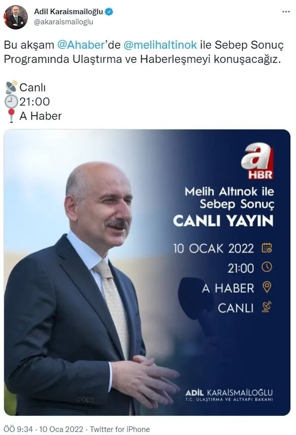 ulastirma-ve-altyapi-bakani-adil-karaismailoglundan-a-habere-ozel-son-dakika-aciklamalari-2022de-hangi-projeler-yapilacak-1641838790857.jpg Ulaştırma ve Altyapı Bakanı Adil Karaismailoğlu'ndan A Haber'e özel son dakika açıklamaları! 2022'de hangi projeler yapılacak? - 13