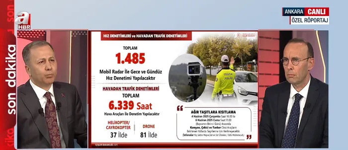 İçişleri Bakanı Ali Yerlikaya A Haber'de