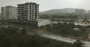 Gaziantep’i dolu vurdu! 8 dakika sürdü