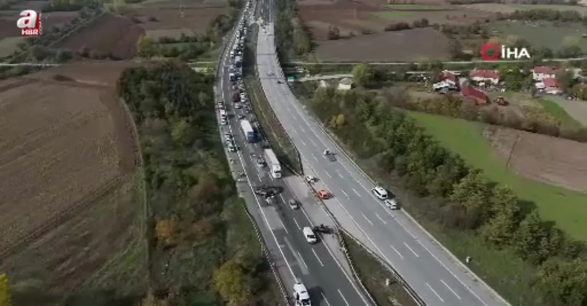 TEM'in Bolu geçişinde feci kaza