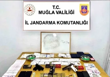 Jandarmadan Bodrum'da kumar operasyonu