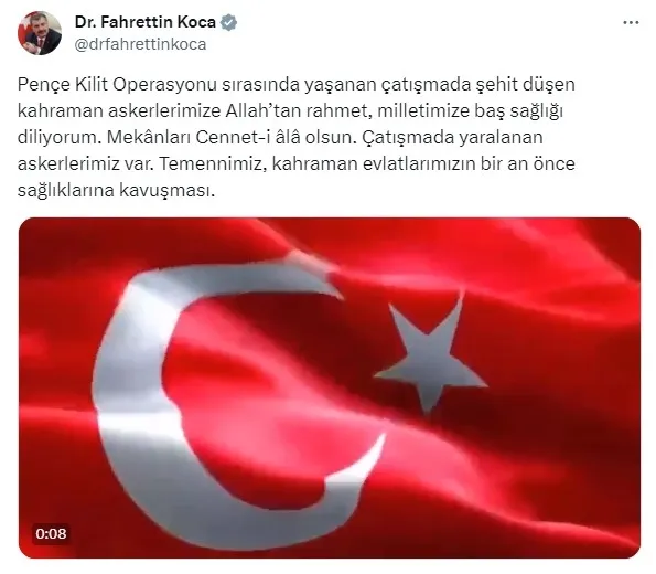 MSB acı haberi duyurdu: 6 kahraman asker şehit oldu, 1 kahraman asker yaralı