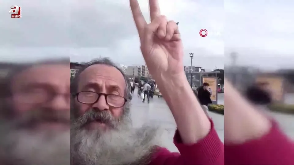 Tek kişilik gösteriye tek kişilik tepki!