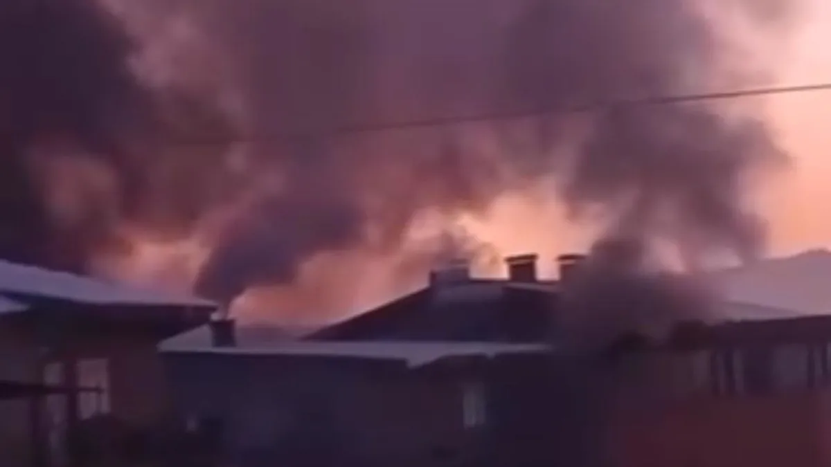 Van'da yangın faciası! 1 kişi öldü