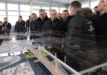 Türk firmasının dev projesini Putin açtı