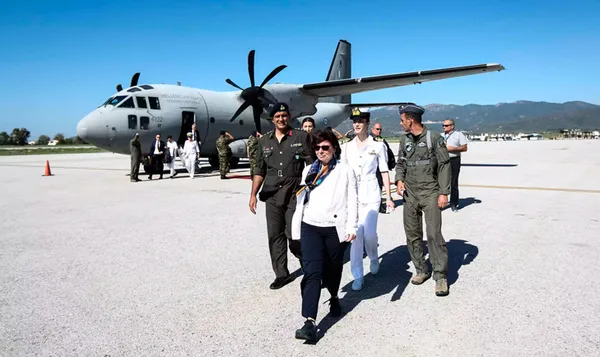 Yunanistan Cumhurbaşkanı Sakelaropulu Meis Adası kışkırtması! Kaş’ın karşısındaki adaya gitti