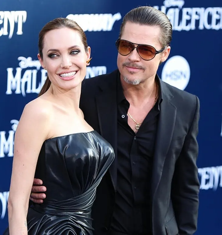 Brad Pitt olaylı şekilde boşandığı Angelina Jolie’nin evinden çıkarken görüntülendi